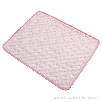 Tapis pour animaux de compagnie en tissu de coussin pour chien, sensation de fraîcheur glacée